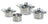 BK Pannenset Premium+ RVS 4-delig - Kookpan ø 16, 18 & 20 cm & Steelpan ø 16 cm