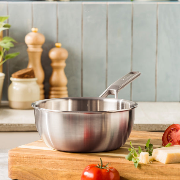 BK Sauteuse Peter Goossens Maestro 3-Ply RVS ø 20 cm / 2.4 Liter - zonder anti-aanbaklaag