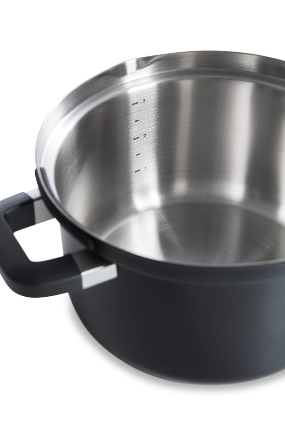 BK Soeppan Flow Cool Black ø 24 cm / 6.5 Liter - binnenkant