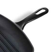 BK Grillpan Bourgogne Jet Black Gietijzer 26 x 26 cm - geëmailleerde anti-aanbaklaag