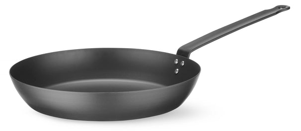 Blackwell Koekenpan Carbon Staal ø 28 cm - geschikt voor alle warmtebronnen - zonder anti-aanbaklaag