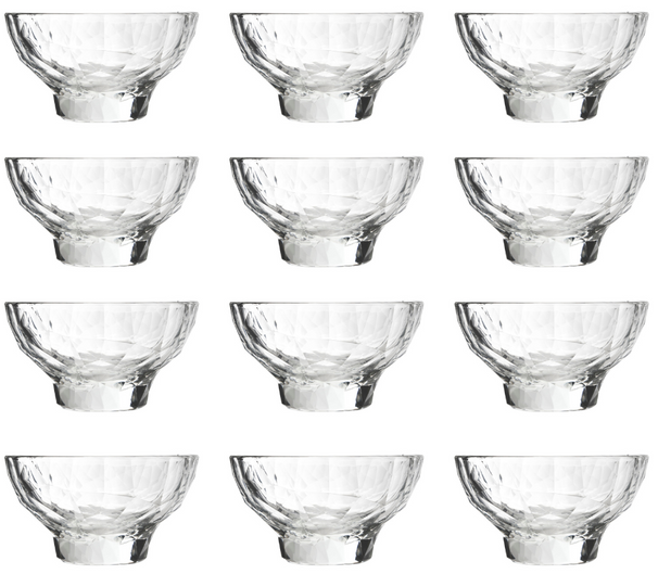 Bormioli Rocco IJscoupes - Sorbetglazen - Diamond - 225 ml - 12 stuks