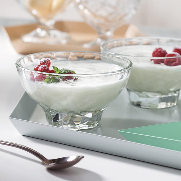 Bormioli Rocco IJscoupes - Sorbetglazen - Diamond - 225 ml - 12 stuks