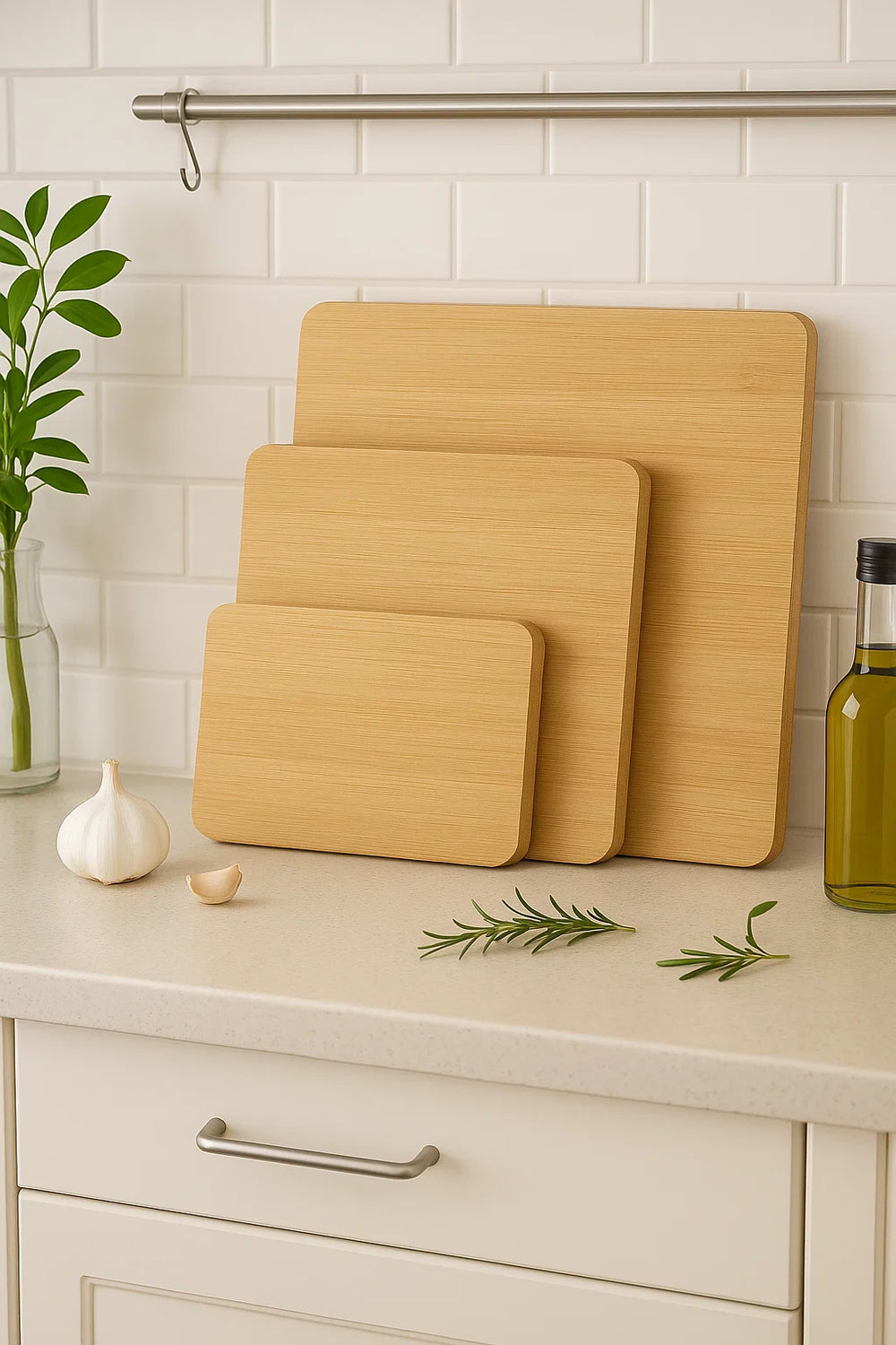 Cookinglife Snijplankenset Bamboe 3-Delige