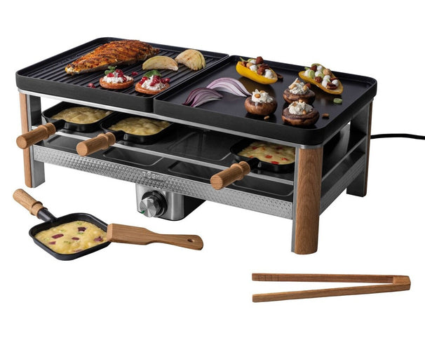 Boska Gourmetstel / Raclette Pro - 8 personen - 1800 W - Keramische anti-aanbaklaag
