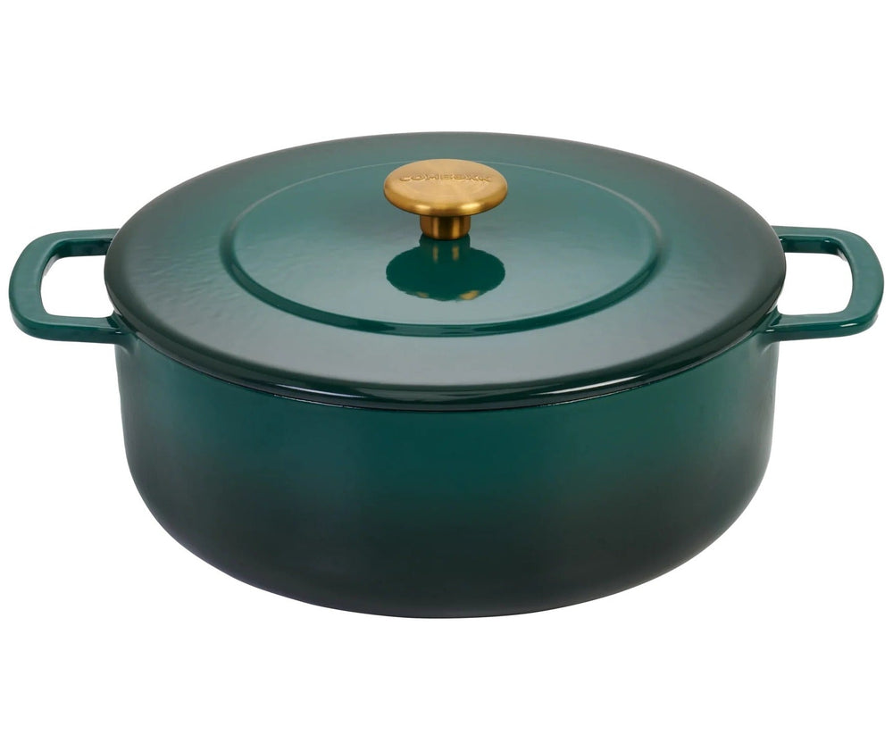 Combekk Braadpan met deksel Gietijzer Holly Green ø 28 cm / 5.3 Liter