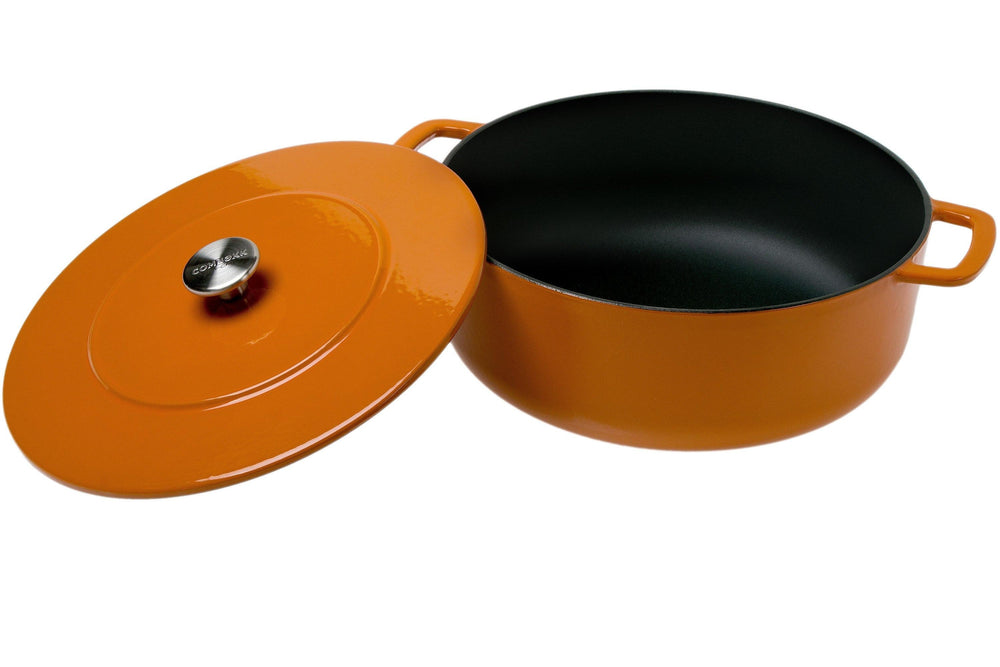 Combekk Braadpan Gietijzer Orange ø 28 cm / 5.3 Liter - open