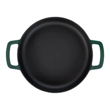 Combekk Koekenpan Skillet met 2 grepen Gietijzer Holly Green ø 28 cm - binnenkant
