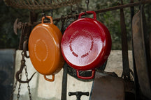 Combekk Koekenpan Skillet met 2 grepen Gietijzer Orange ø 24 cm - sfeerbeeld 1