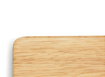 Continenta Houten Snijplank - Rubberhout - 34 x 22 cm - detail 1