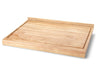 Continenta Houten Snijplank met Sapgeul - Rubberhout - 62 x 46.5 cm
