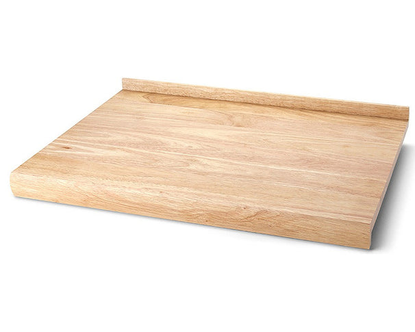 Continenta Houten Snijplank met Sapgeul - Rubberhout - 62 x 46.5 cm