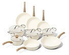 Cook & Pan Pannenset Go Ivory Crème 9-delig