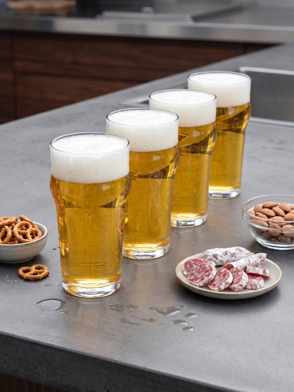 Cookinglife Engelse Bierglazen Nonic 340 ml - 6 stuks