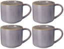 Cookinglife Koffiemokken Serene Blue 330 ml - Aardewerk - 4 stuks