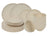 Cookinglife Serviesset Cardida Beige 18-delig / 6 personen - 6 dinerborden, 6 ontbijtborden en 6 kommen