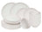 Cookinglife Serviesset Cardida Off White 18-delig / 6 personen - 6 dinerborden, 6 ontbijtborden en 6 kommen