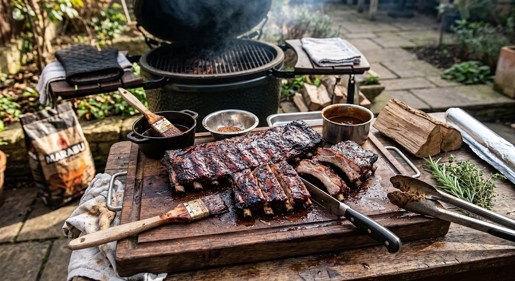 Klassieke low & slow spareribs van de BBQ