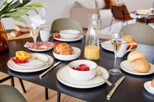 Cosy & Trendy Serviesset Baltic Vanilla 18-delig / 6 personen - 6 dinerborden, 6 ontbijtborden en 6 kommen