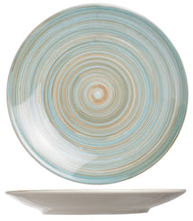 Cosy & Trendy Dinerborden Turbolino Blauw ø 27 cm - 6 stuks