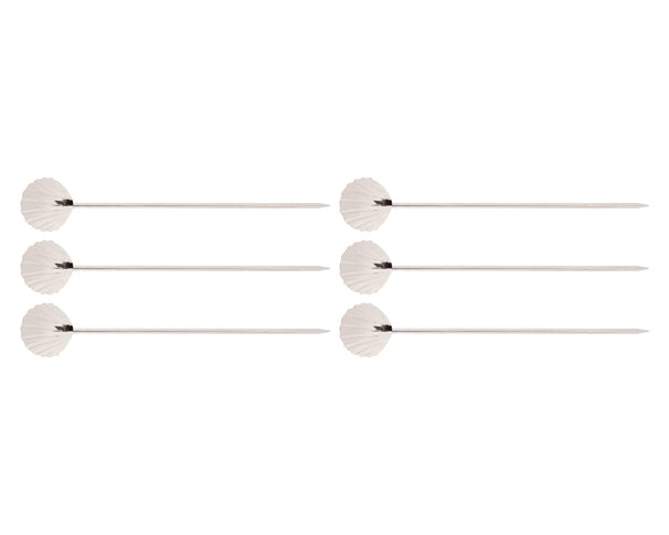 Crafts La Marée Zeevruchtenvorkjes Zilver - 6 stuks