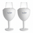 GLICERRR Wijnglas koeler en houder set + glas - 2 stuks