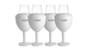 GLICERRR Wijnglas koeler en houder set + glas - 4 stuks