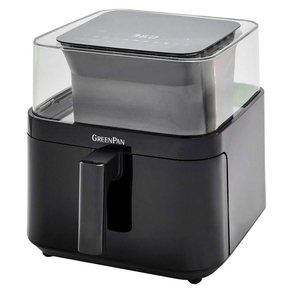 GreenPan Airfryer Vision XXL met Kijkvenster - Zwart - 7 Liter