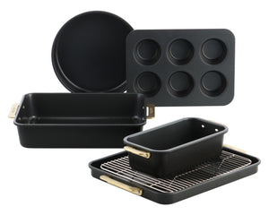 GreenPan Bakset Padova Reserve Black 6-delig
