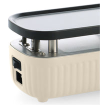 GreenPan Gourmetstel Silhouette Connect Gourmet Cream White - koppelbaar - zijaanzicht