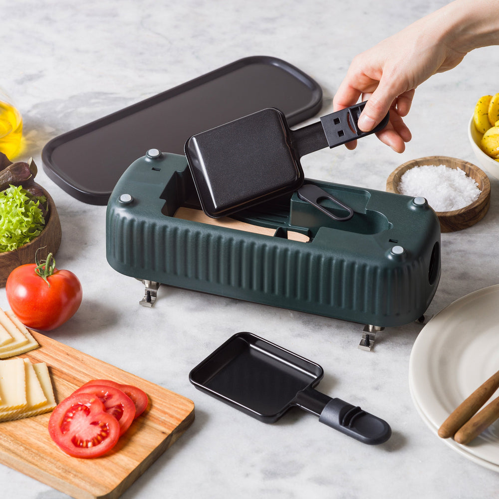 GreenPan Gourmetstel Silhouette Connect Gourmet Pine Green - koppelbaar - sfeerbeeld 3