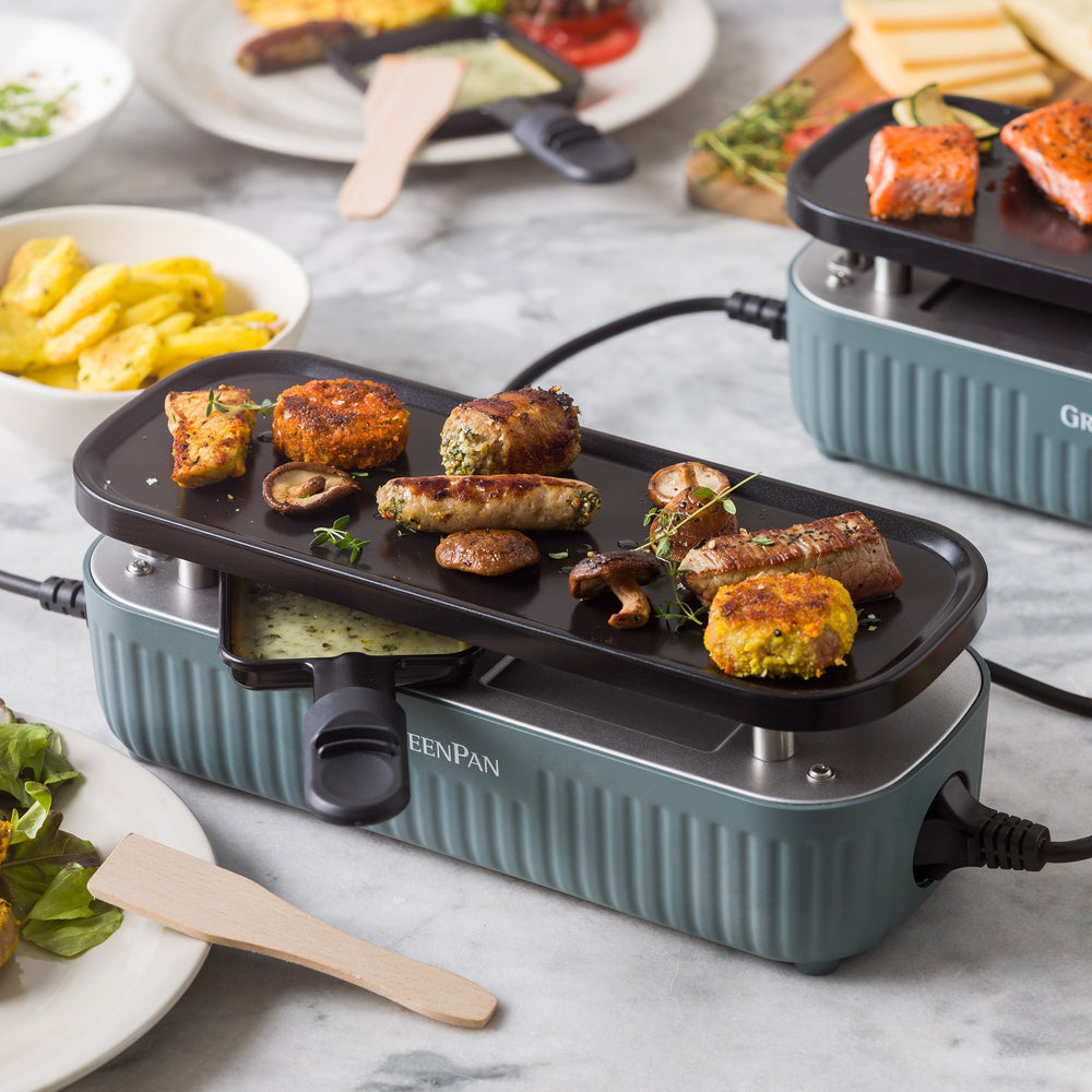 GreenPan Gourmetstel Silhouette Connect Gourmet Smokey Blue - koppelbaar - sfeerbeeld 2