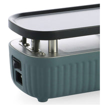 GreenPan Gourmetstel Silhouette Connect Gourmet Smokey Blue - koppelbaar - zijaanzicht