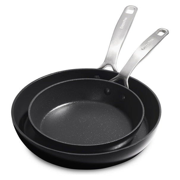 GreenPan Koekenpannenset Copenhagen 2-delig - ø 20 & 28 cm - keramische anti-aanbaklaag