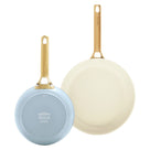GreenPan Koekenpannenset Padova Reserve Light Blue ø 20 & 26 cm