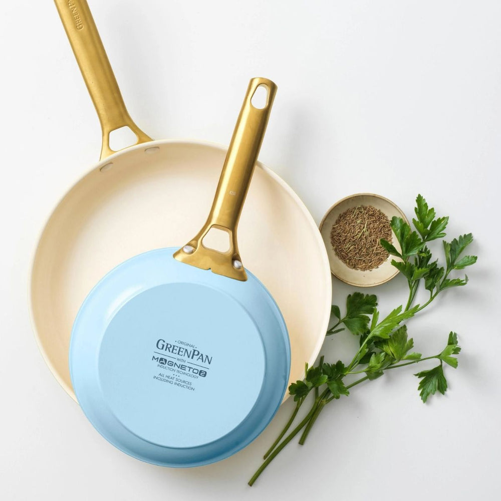 GreenPan Koekenpannenset Padova Reserve Light Blue ø 20 & 26 cm - bovenaanzicht
