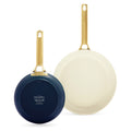 GreenPan Koekenpannenset Padova Reserve Oxford Blue ø 20 & 26 cm