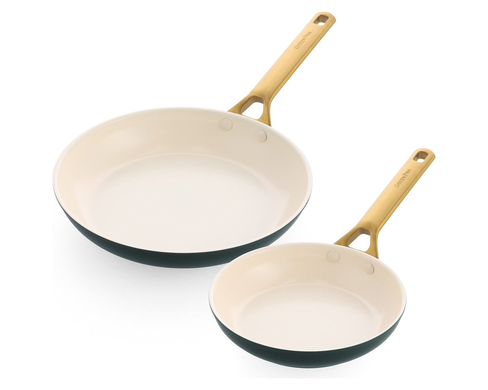 GreenPan Koekenpannenset Padova Reserve Pro 2.0 Pine Green ø 20 & 26 cm
