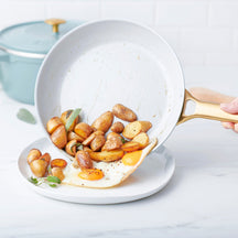 GreenPan Koekenpannenset Padova Reserve Smokey Blue ø 20 & 26 cm - sfeerbeeld 1