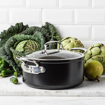 GreenPan Kookpan Barcelona Pro Zwart ø 24 cm / 4.9 Liter - sfeerbeeld 1