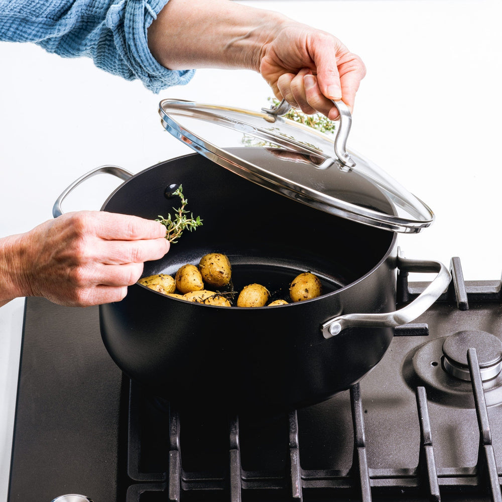 GreenPan Kookpan Copenhagen Zwart ø 20 cm / 3.3 Liter - sfeerbeeld 3