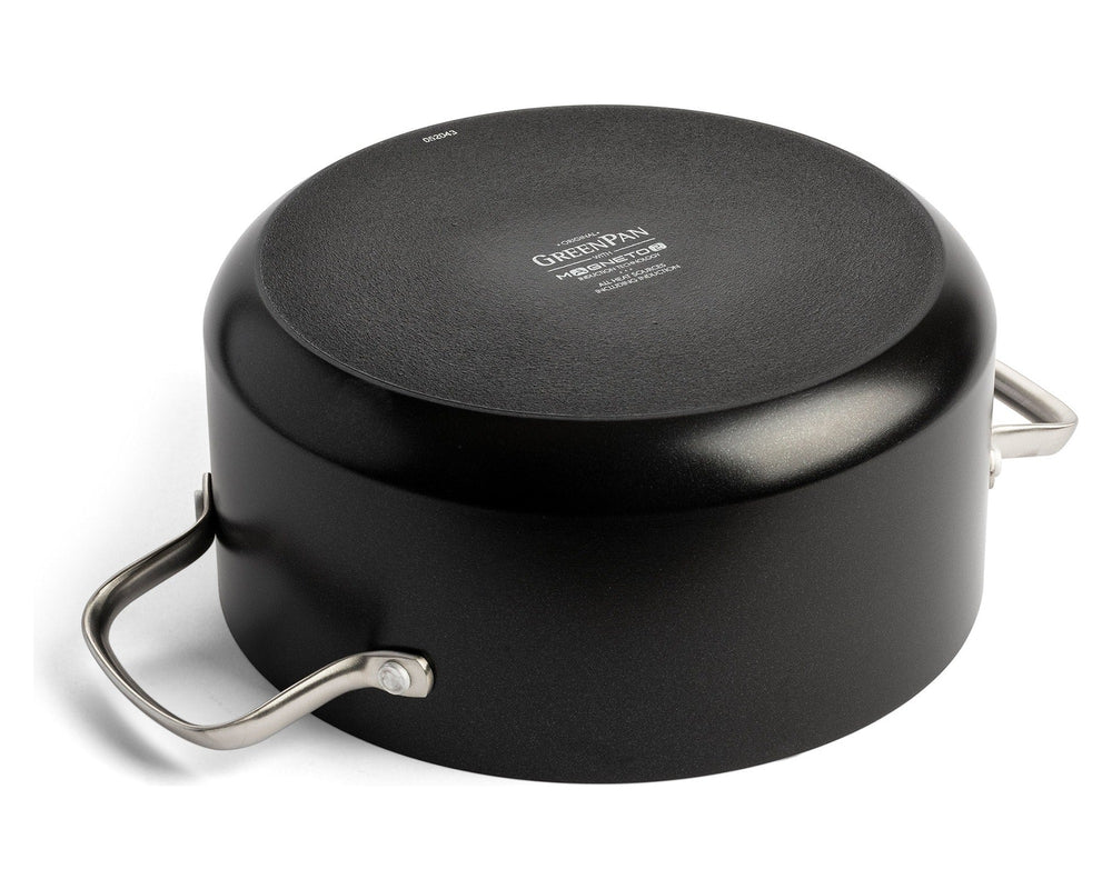 GreenPan Kookpan Copenhagen Zwart ø 20 cm / 3.3 Liter - onderaanzicht
