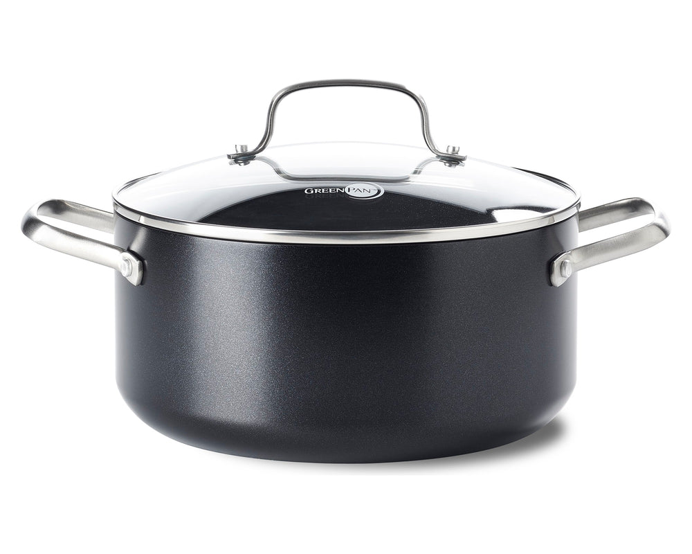 GreenPan Kookpan Copenhagen Zwart ø 24 cm / 5.2 Liter