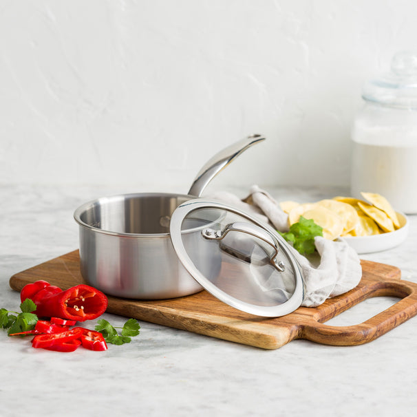 GreenPan Steelpan met deksel Première Pro ø 16 cm / 1.58 Liter