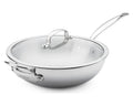 GreenPan Wokpan met deksel Première 5PLY RVS ø 30 cm / 4.74 Liter