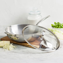 GreenPan Wokpan met deksel Première 5PLY RVS ø 30 cm / 4.74 Liter - sfeerbeeld 1