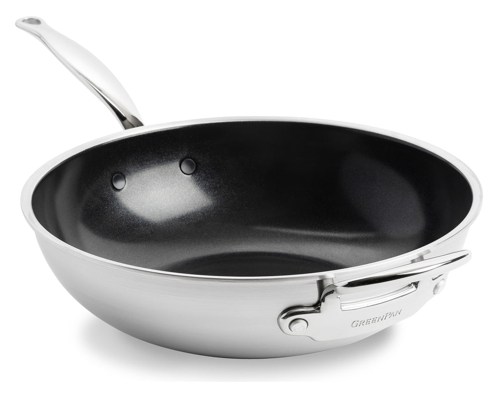 GreenPan Wokpan Premiere RVS ø 30 cm / 4.7 Liter