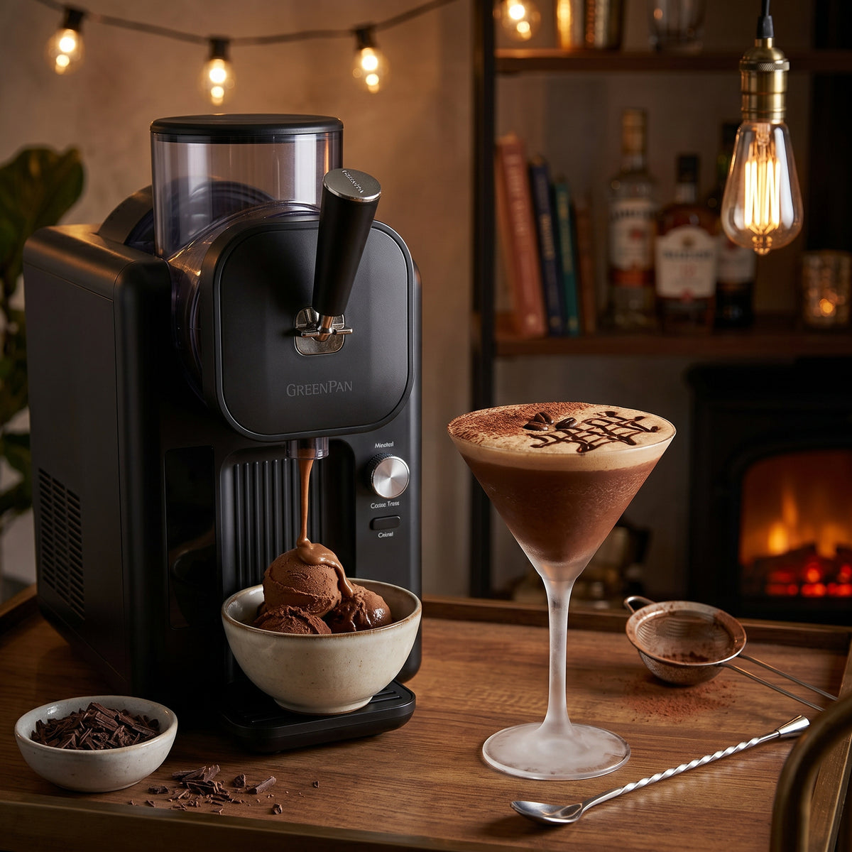 Een ijskoude, romige cocktail met espresso, wodka en chocolade