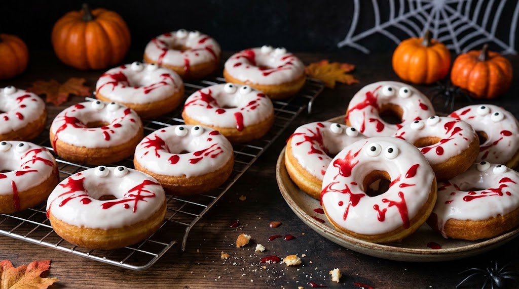 Spookachtige donuts die je gasten doen schrikken én smullen