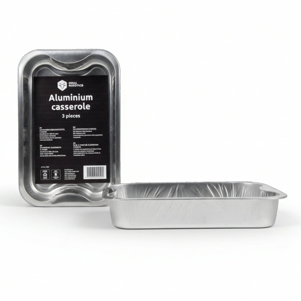 Cookinglife Grill BBQ Aluminium Bakjes / BBQ Grill Tray - 30 x 20 cm - 9 stuks